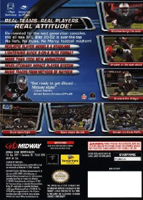 NFL Blitz 2002 box cover back